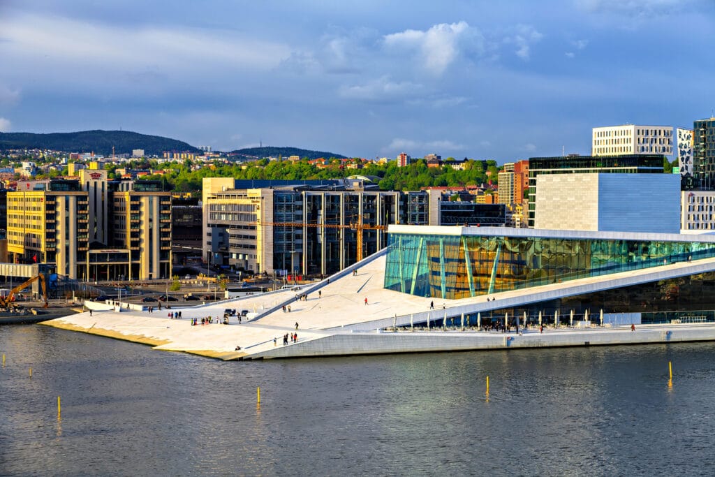 Oslo Opera House by the waterfront
